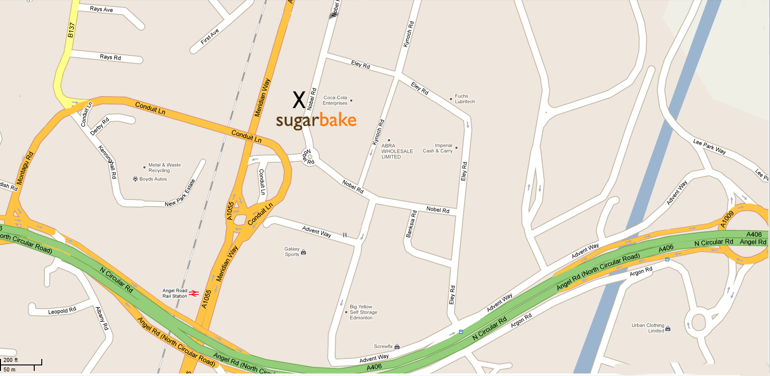 Sugarbake Map